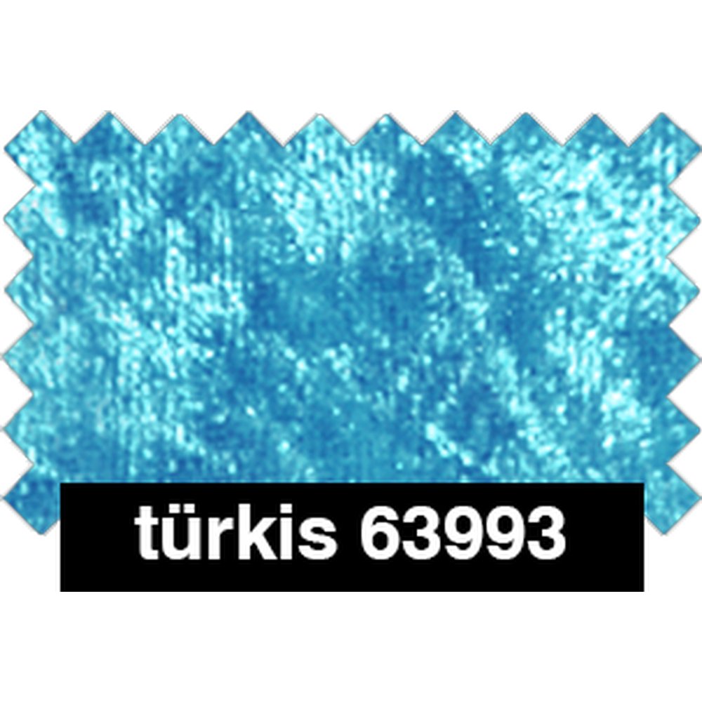 Panne Samt Stoff türkis, 150 cm breit