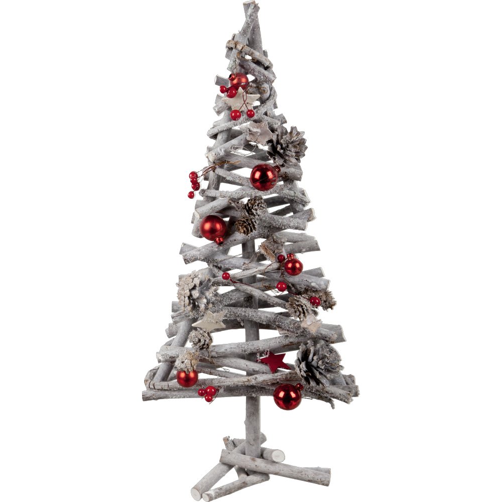 Frosty Bäumchen mit Kugeln klein, 24 x 55 cm