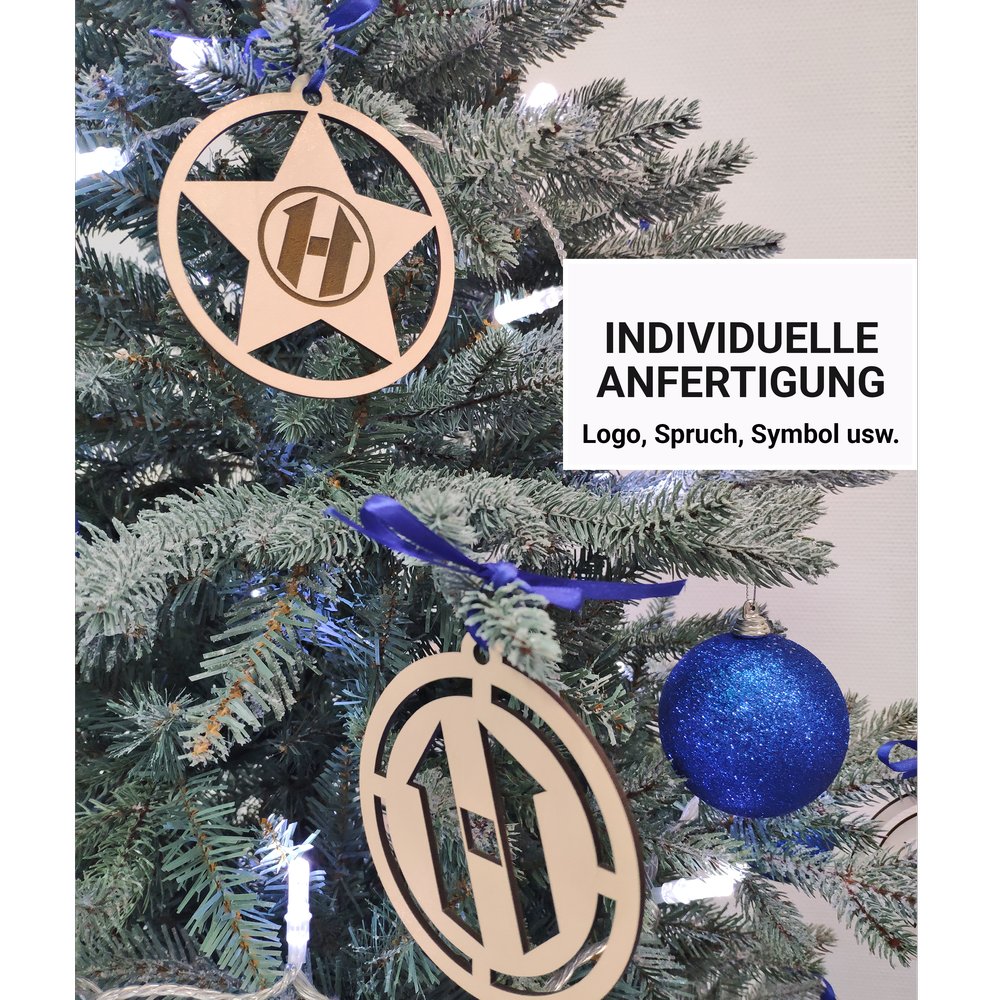 Anhänger Individuell 60 St. natur, Ø 9,5 cm