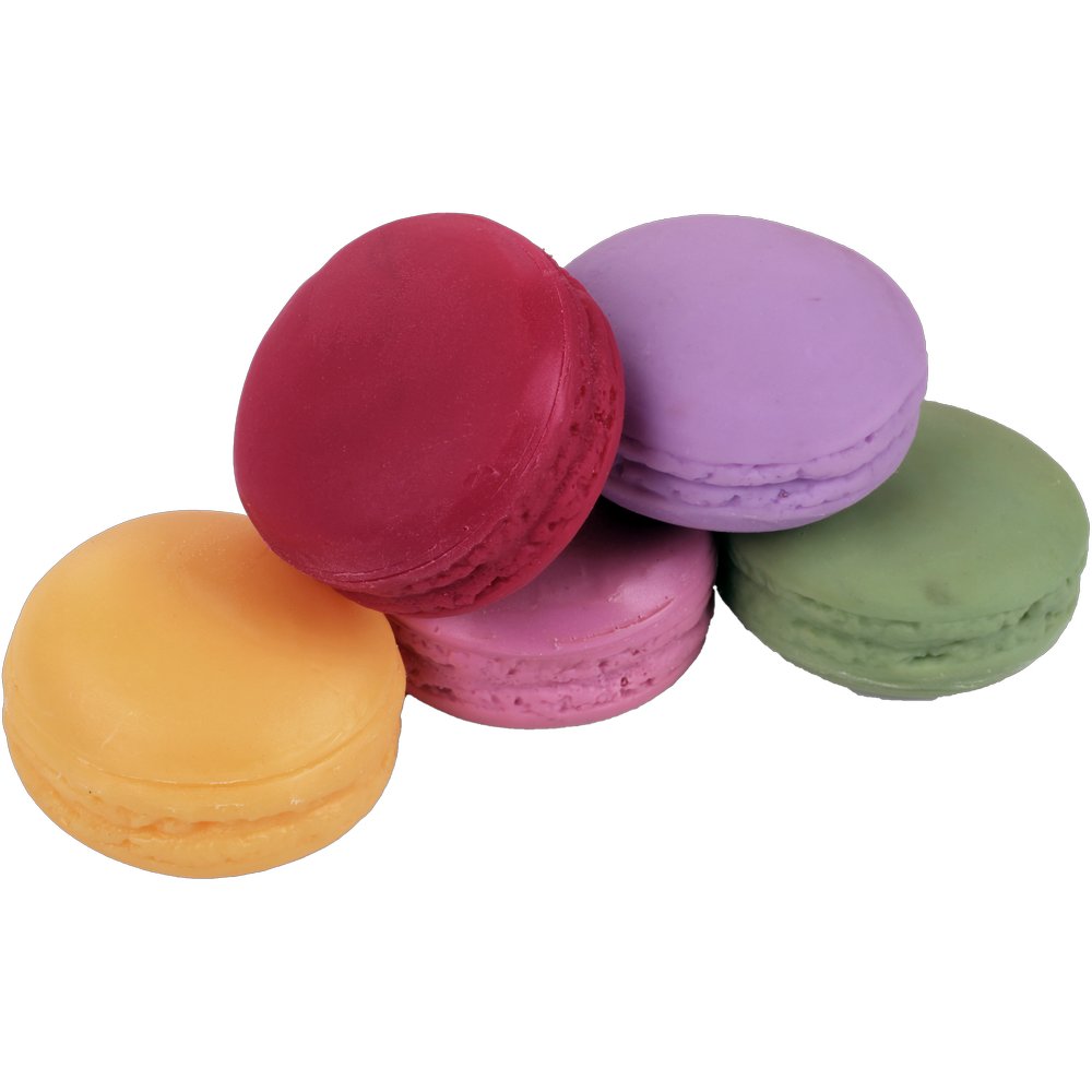 Macarons 5 Stück bunt gemischt, Ø 4,5 cm
