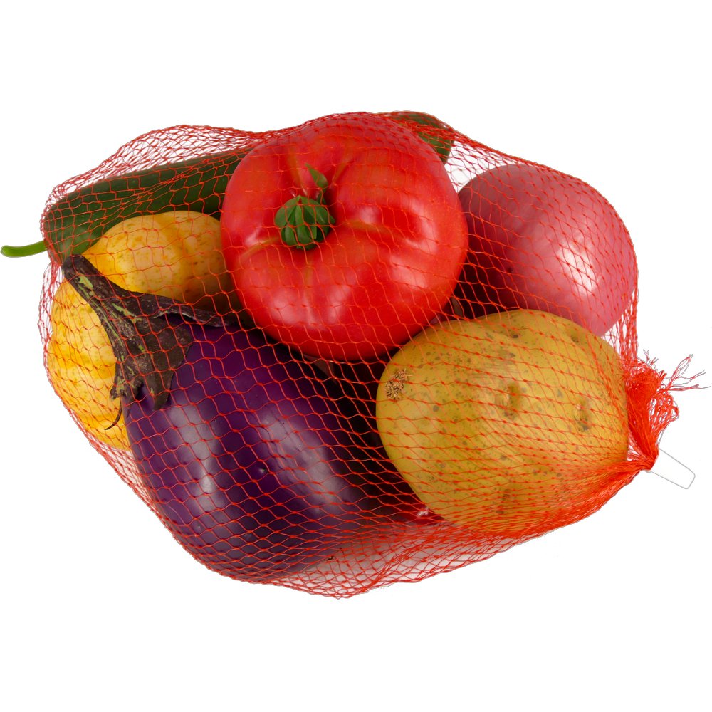 Gemüsebeutel 8-teilig bunt gemischt, 9-17 cm