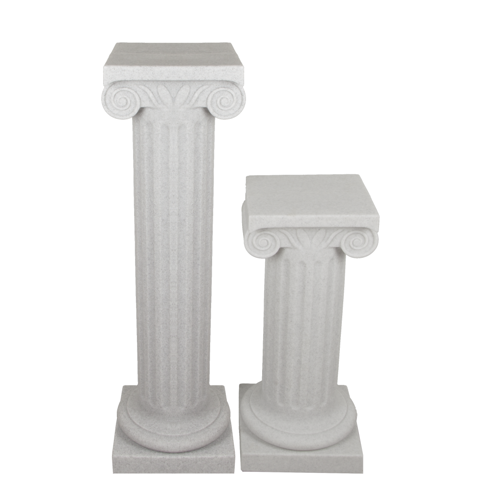 Säule Kunststoff grau Höhe 100 cm