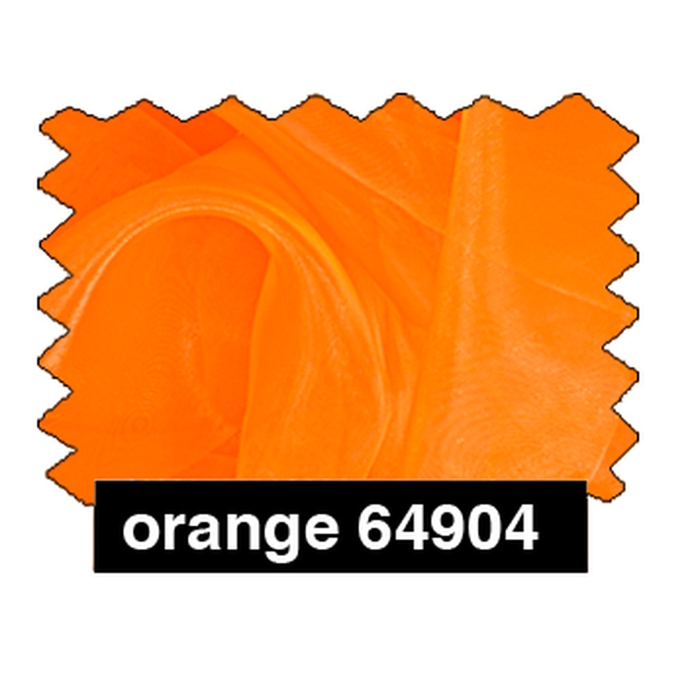 Chiffon Souplesse Stoff orange, 150 cm breit