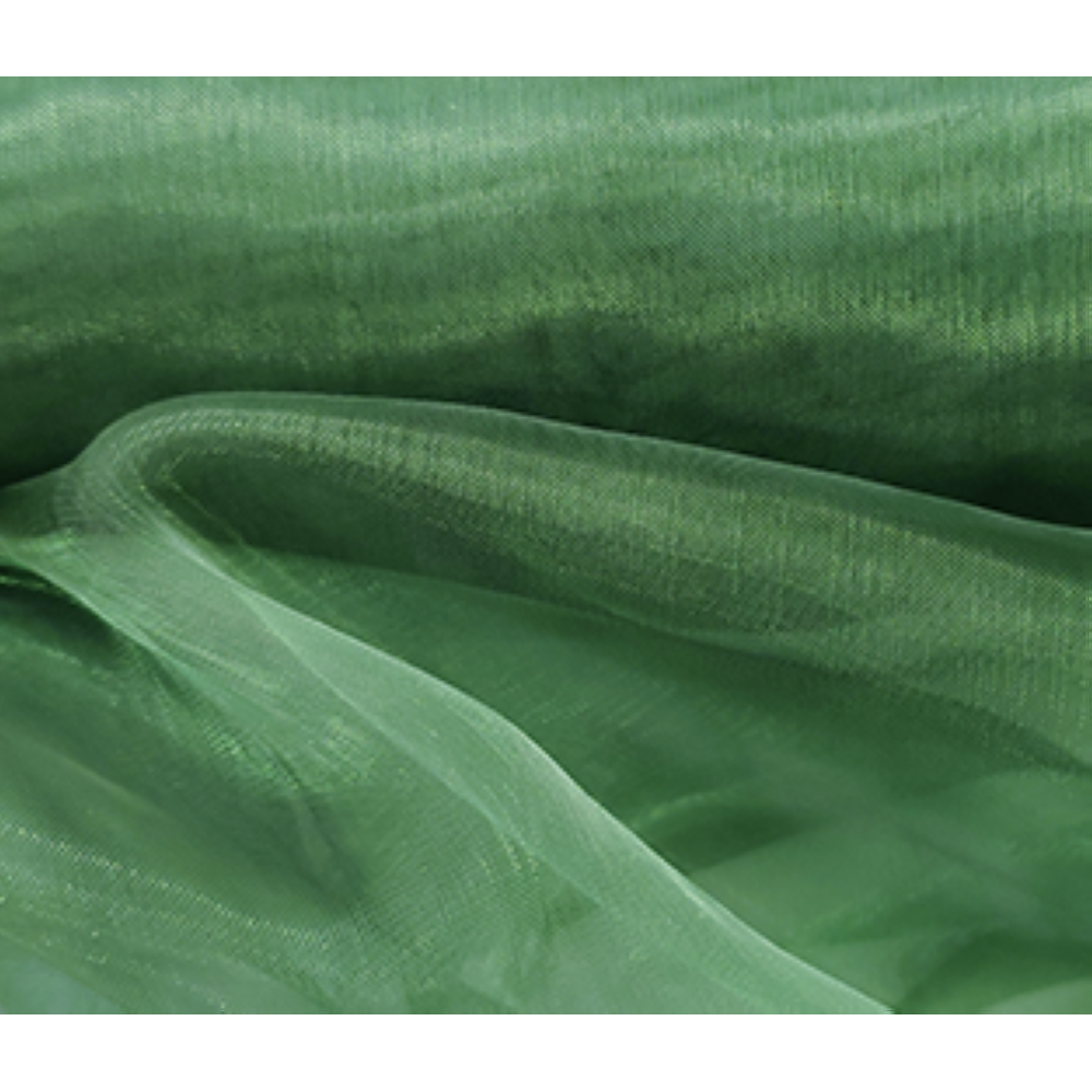 Organza Stoff grün, 145 cm breit