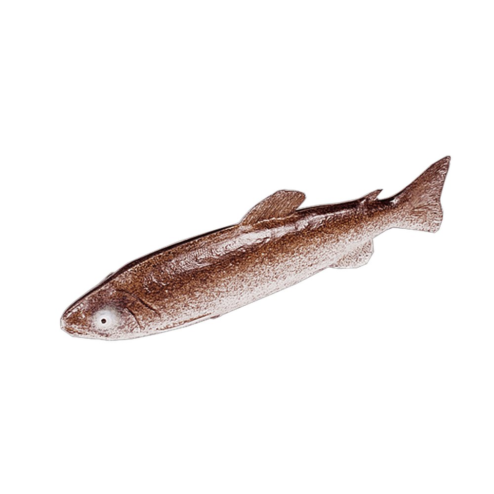 Forelle grau-weiss,32 x 9 cm