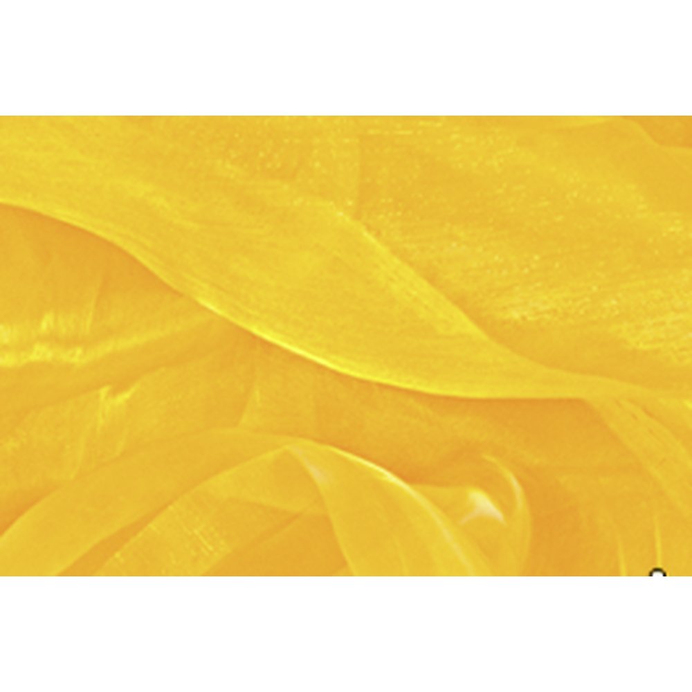 Chiffon Souplesse Stoff gelb, 150 cm breit