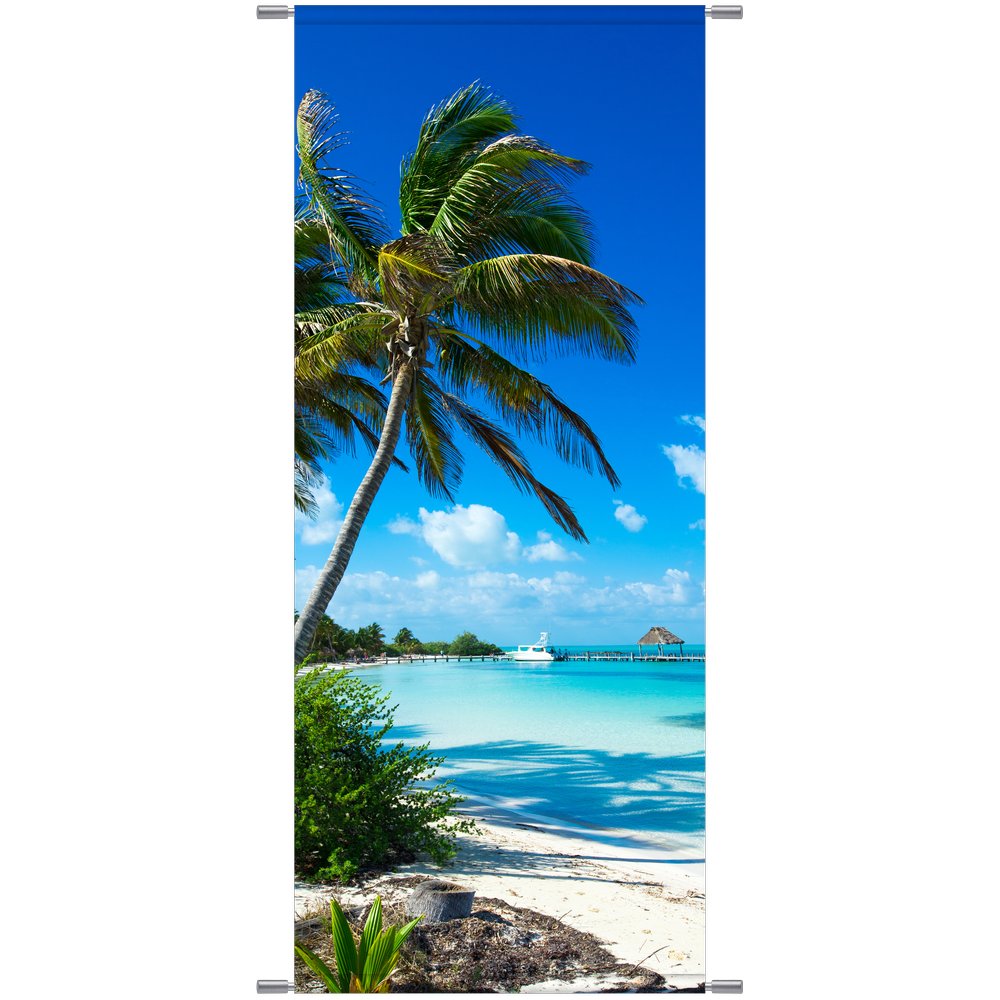Banner Palme, 75 x 180 cm