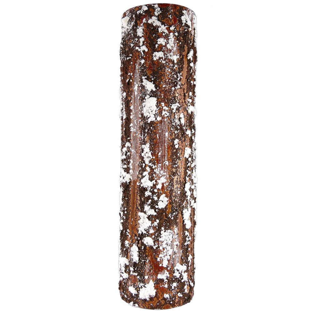 Baumstämme Oslo 3er Set rostbraun-weiß, H 60 cm, Ø 7,5-16 cm