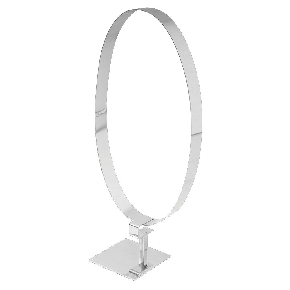 Gürtel-Präsenter chrom, B 24 x H 50 cm