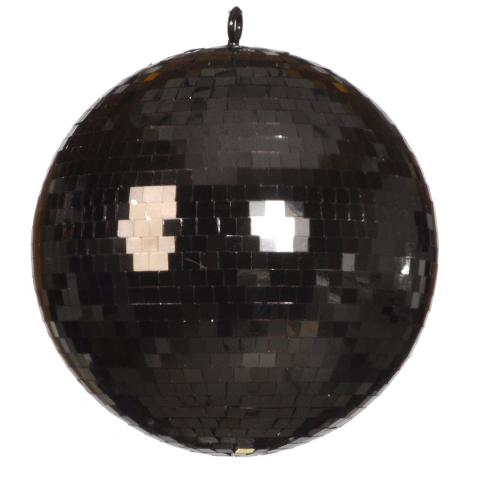 Spiegelkugel schwarz, Ø 25 cm