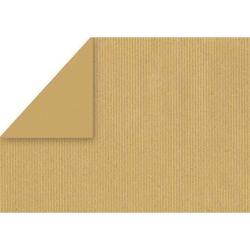 Geschenkpapier Goldstreifen natur/gold, 70 cm x 50 m