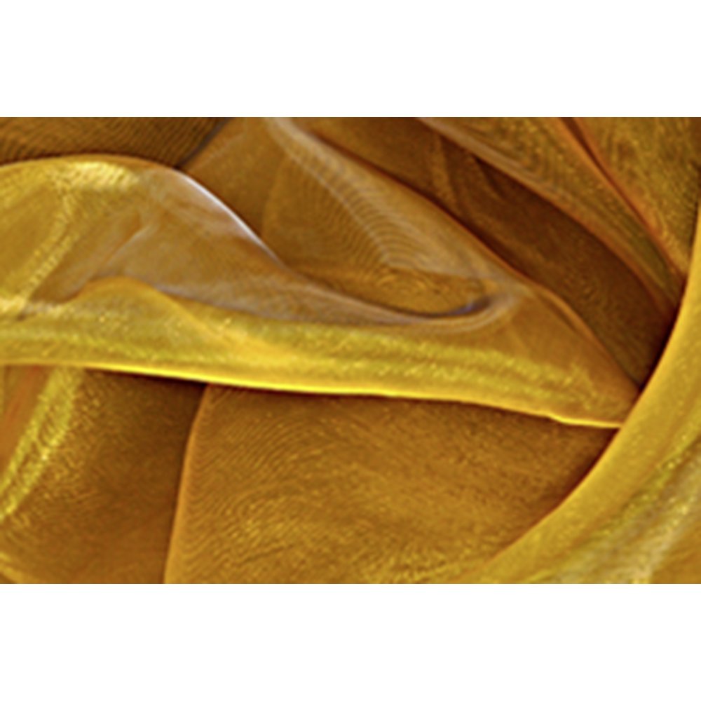 Chiffon Souplesse Stoff gold, 150 cm breit