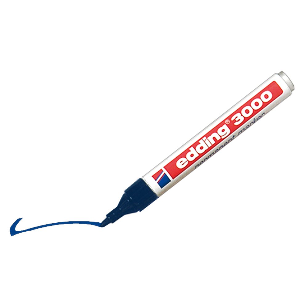 Edding 3000 Permanentmarker blau, 1,5-3 mm Rundspitze