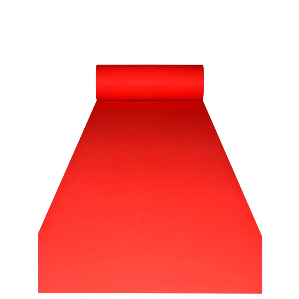 Roter Teppich Event Cord rot, 1 m breit