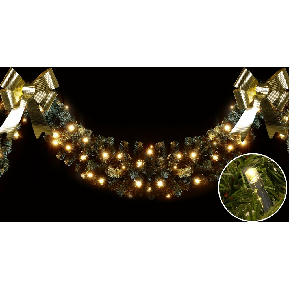 LED Bogengirlande 24V grün,L 180cm