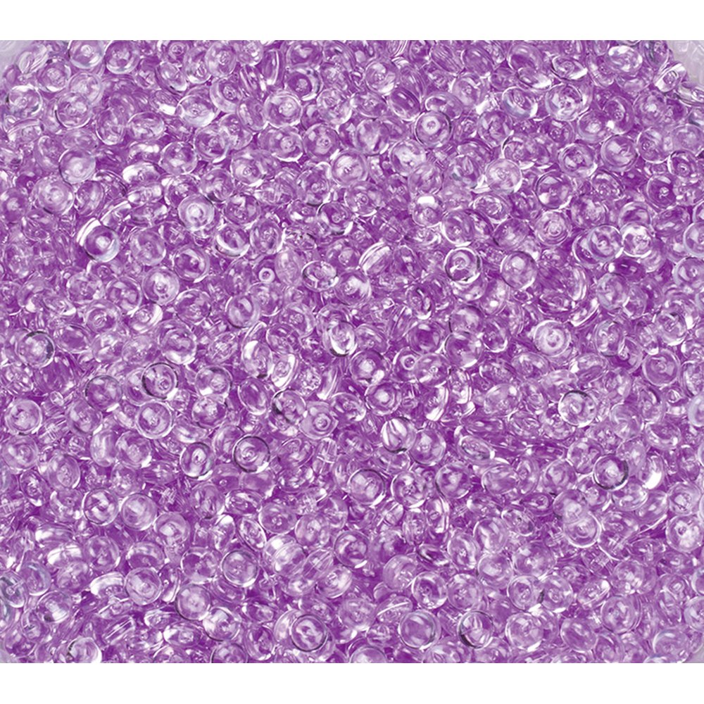 Crystalpearls in 200 ml Dose flieder, Ø 4-6 mm