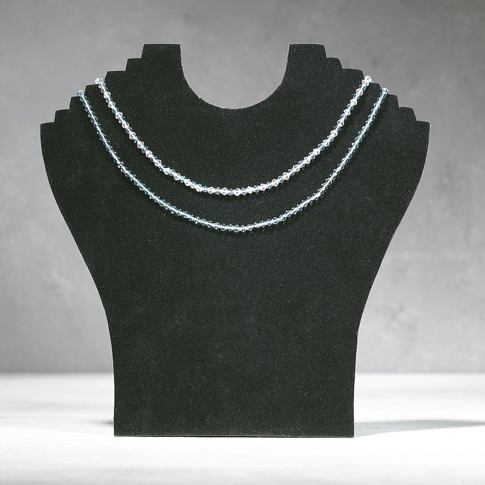 Collierpräsenter Schmuckpräsentation schwarz, 23 x 24 cm