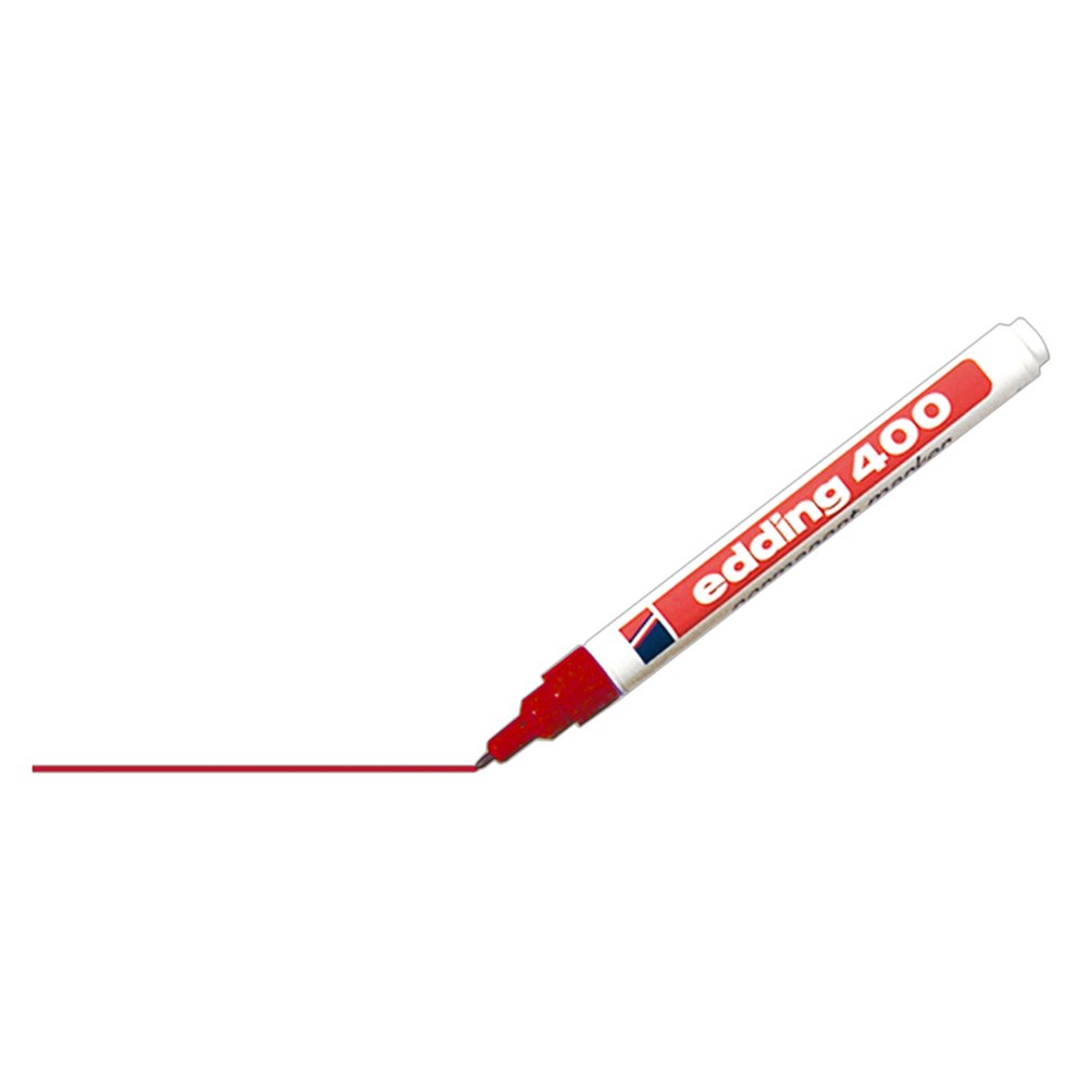 Edding 400 Permanentmarker rot, 1 mm Spitze