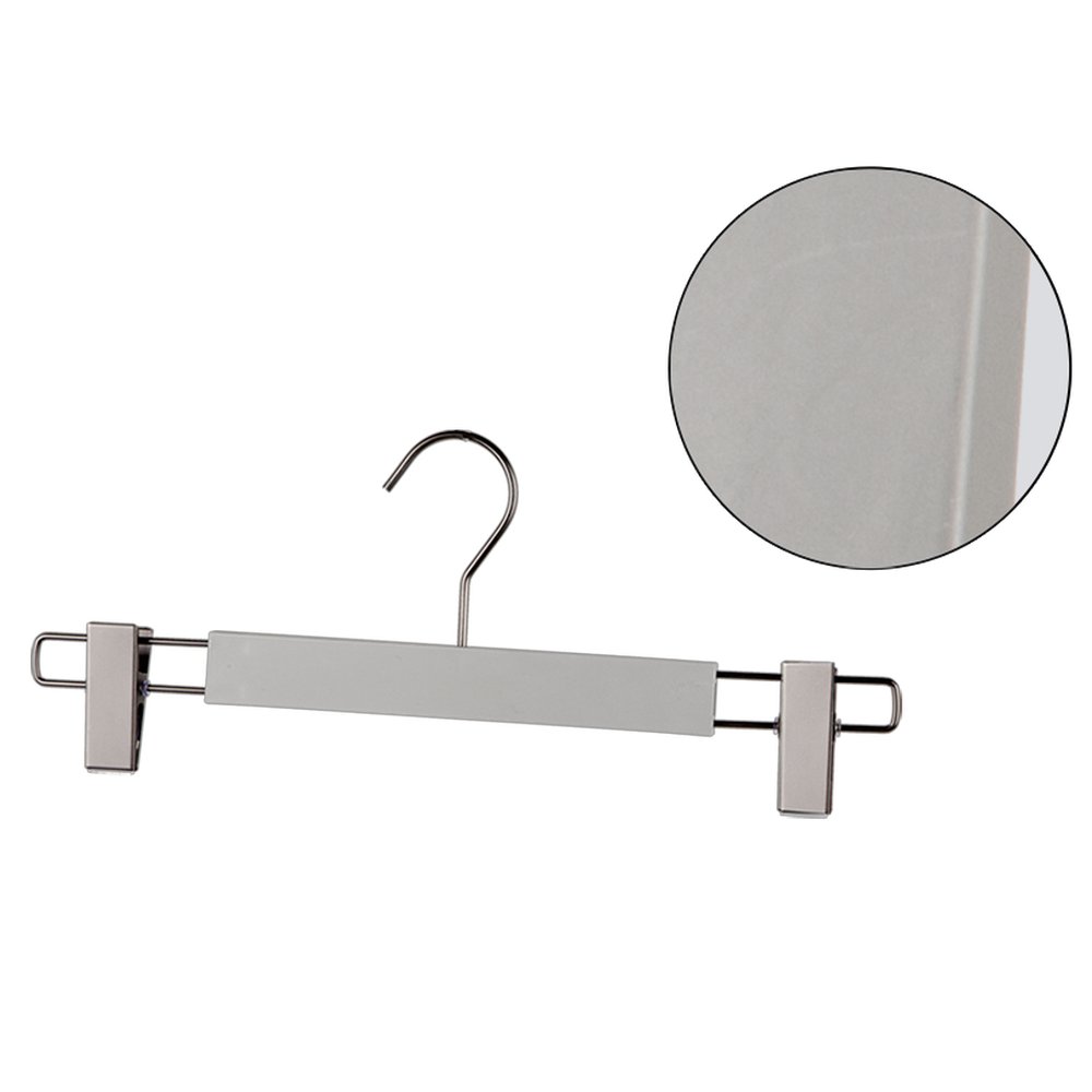 Hosen/Rockbügel Softell Line grau, 36 cm