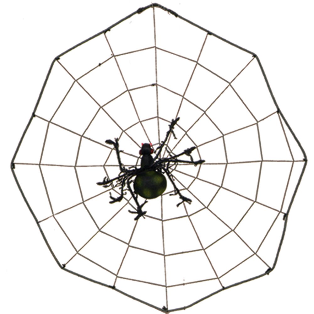 Spinne im Netz, Ø 41 cm, Spinne 18 cm
