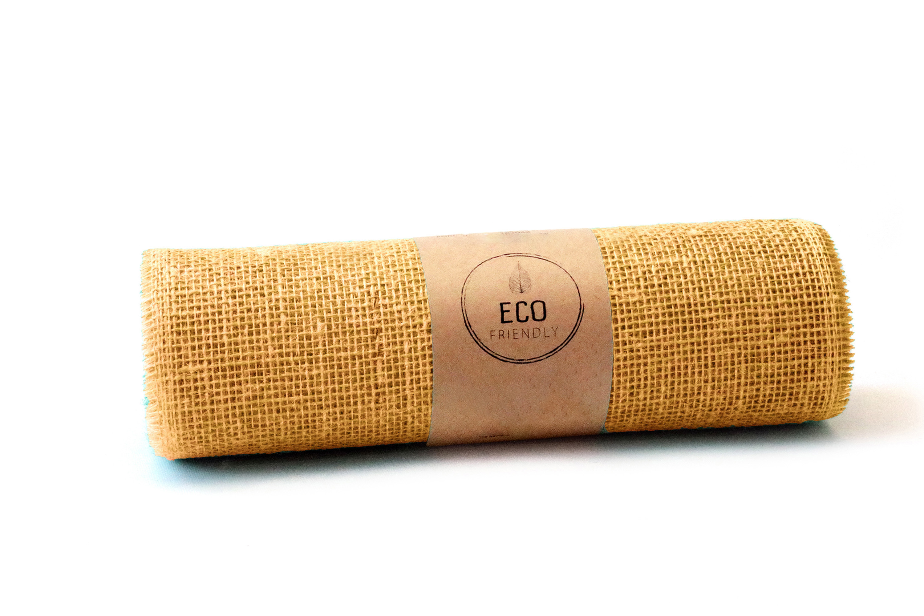 Tischband Jute fein senf,30cm x 5m