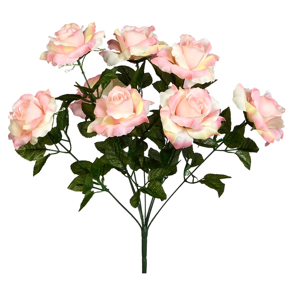 Rosenbusch x9 Luxor rose, Ø 38 x 50 cm