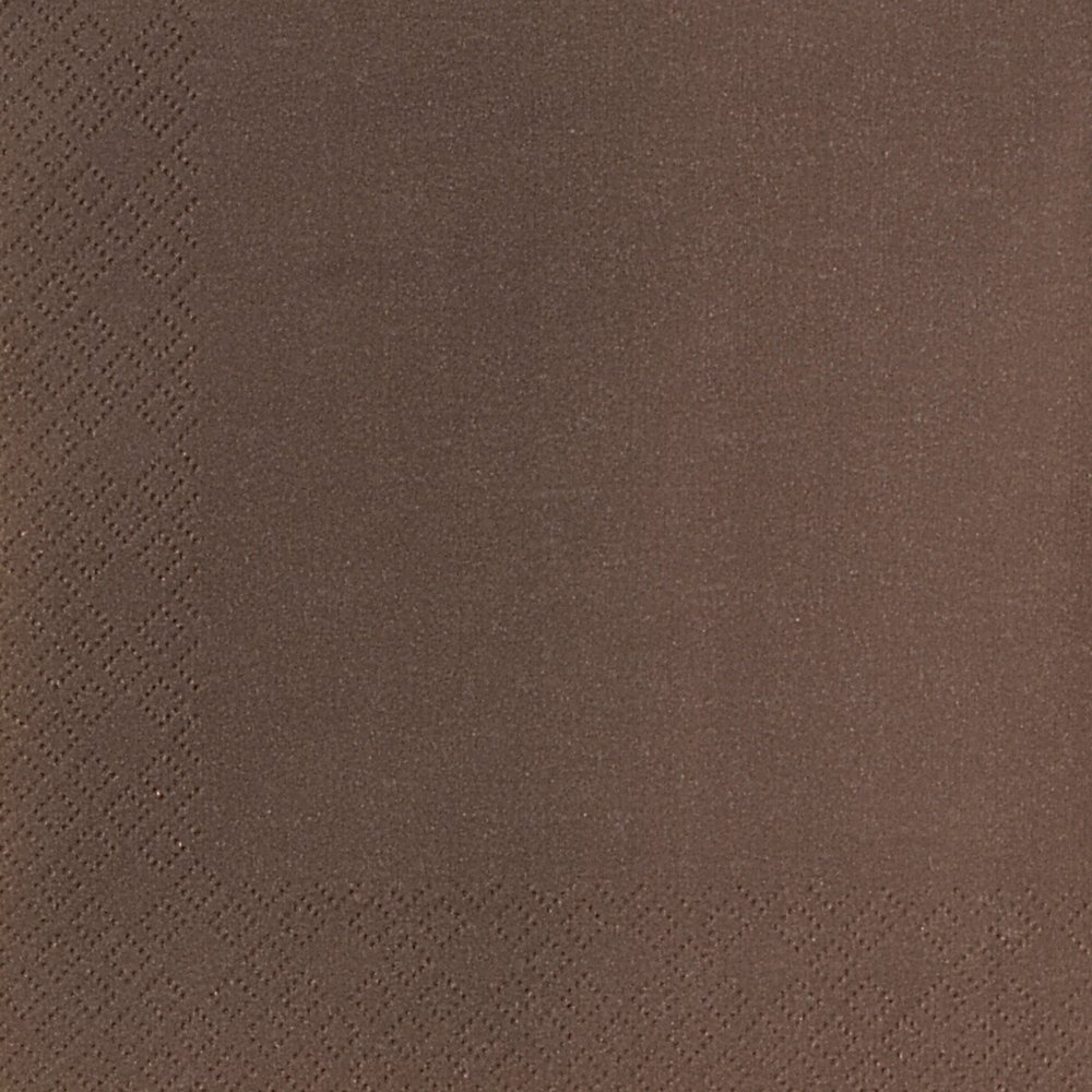 Servietten Deluxe Deco braun, 20 Stück 33 cm