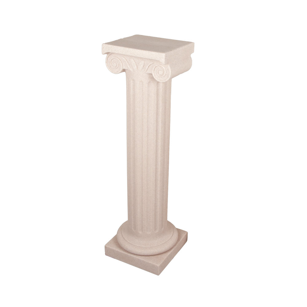 Säule Kunststoff rose Höhe 100 cm