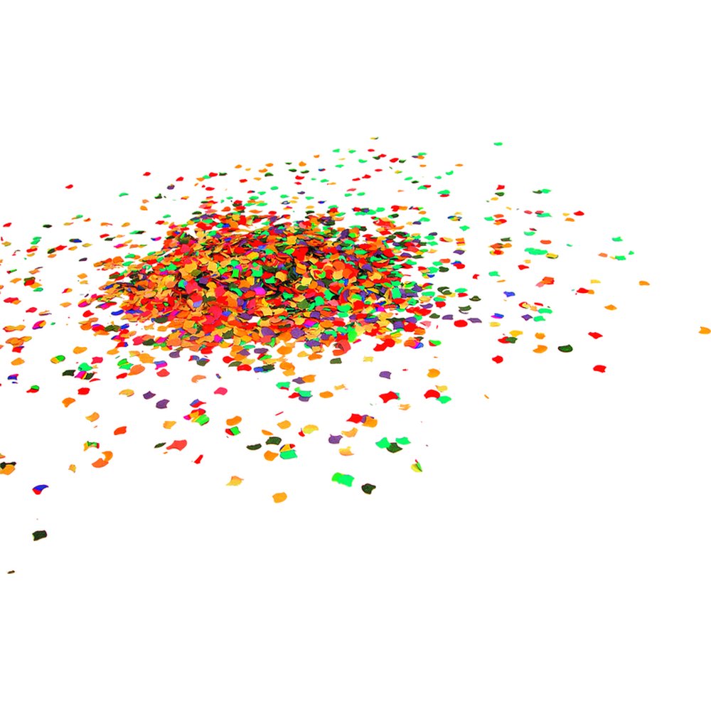 Papier-Konfetti bunt, 10 kg