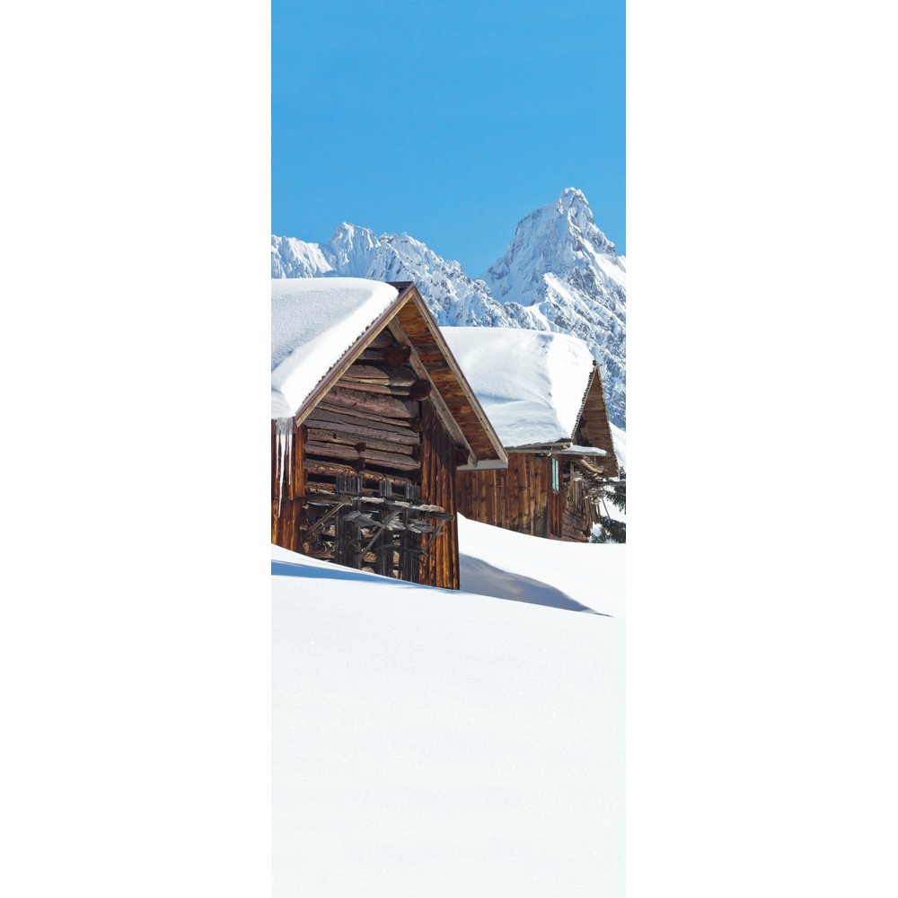 Banner Winter-Hütte, 75 x 180 cm