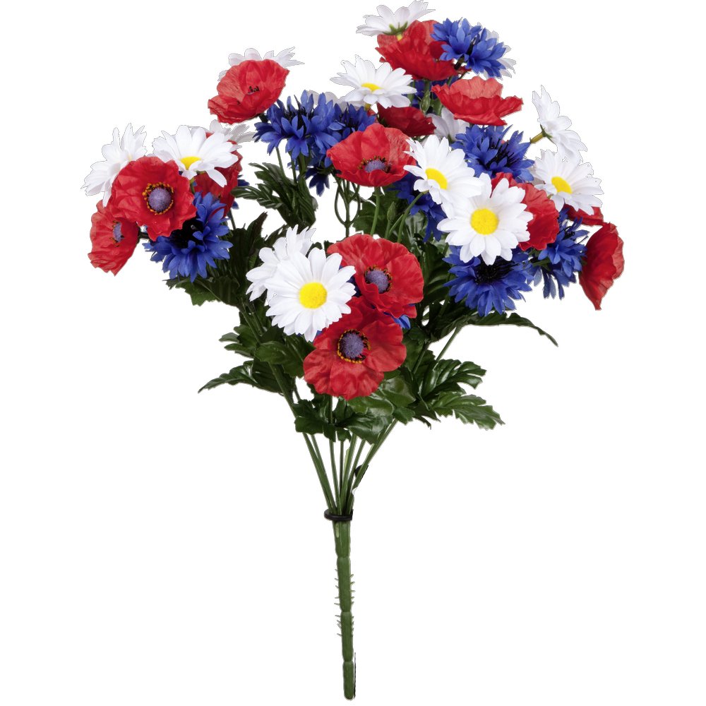 Feldblumenstrauß Mohnblüte, Kornblume, Margeriten, Ø 35 cm