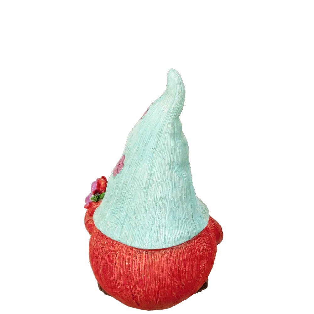 Gartenzwerg Gnom rot-bunt 21 cm