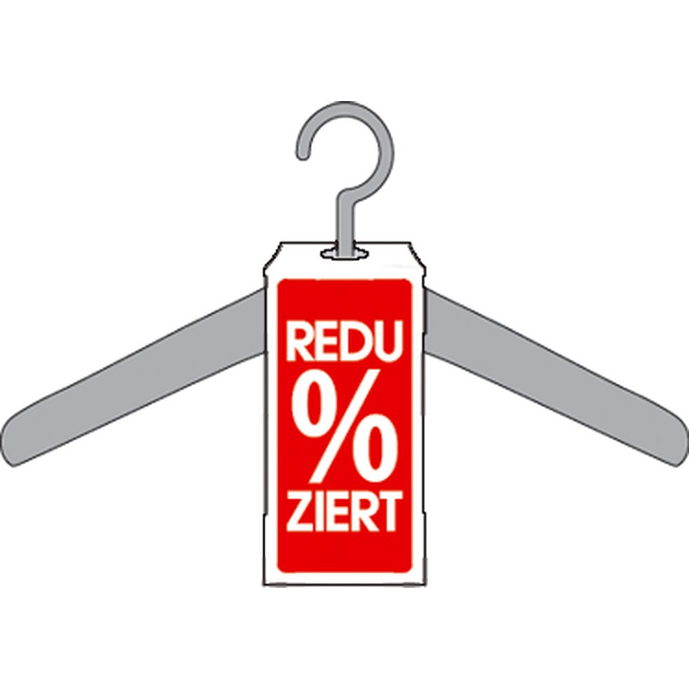 Hänger Reduziert/% 4 x 10 cm