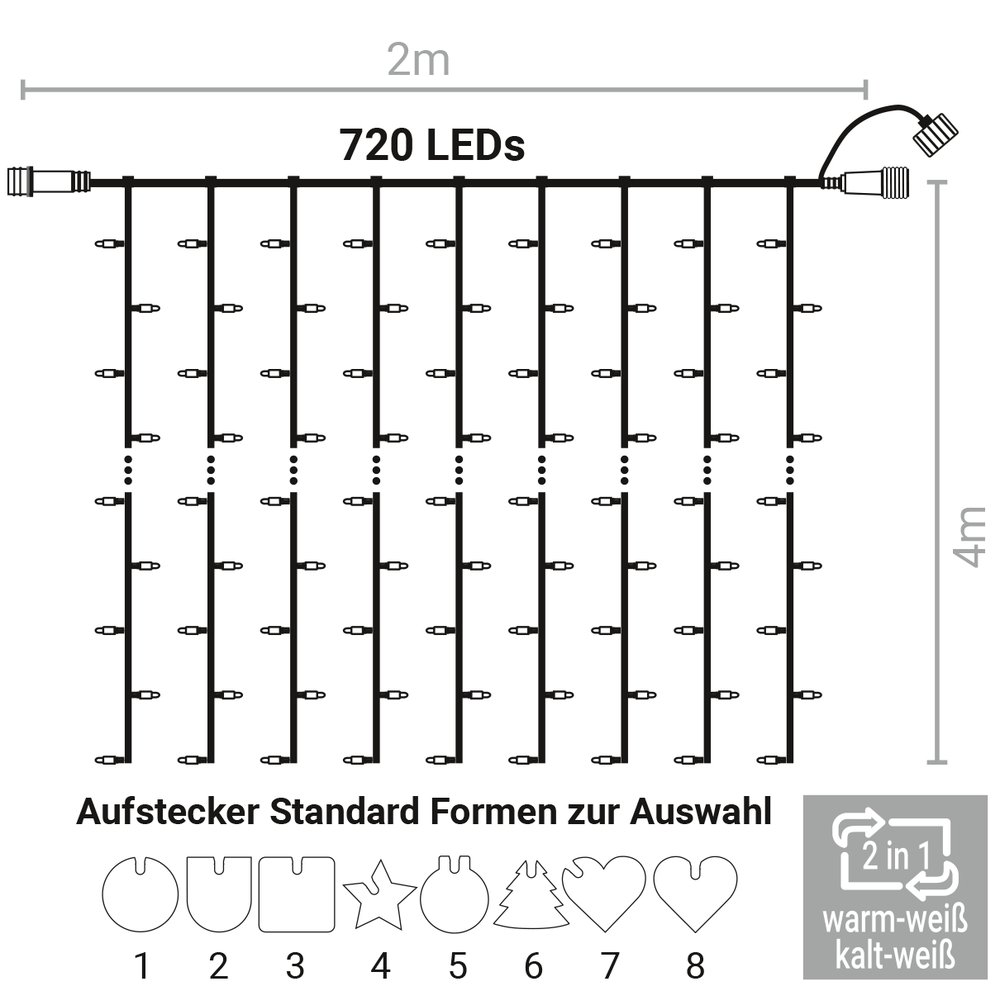 LumiClick Lichtvorh. 360 + S 2