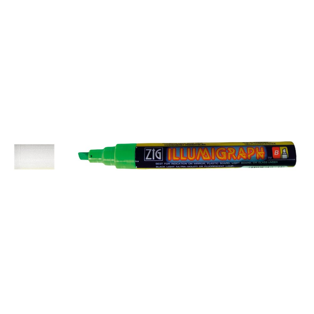 Kreidemarker Illumigraph klein weiß, 2-6 mm Spitze