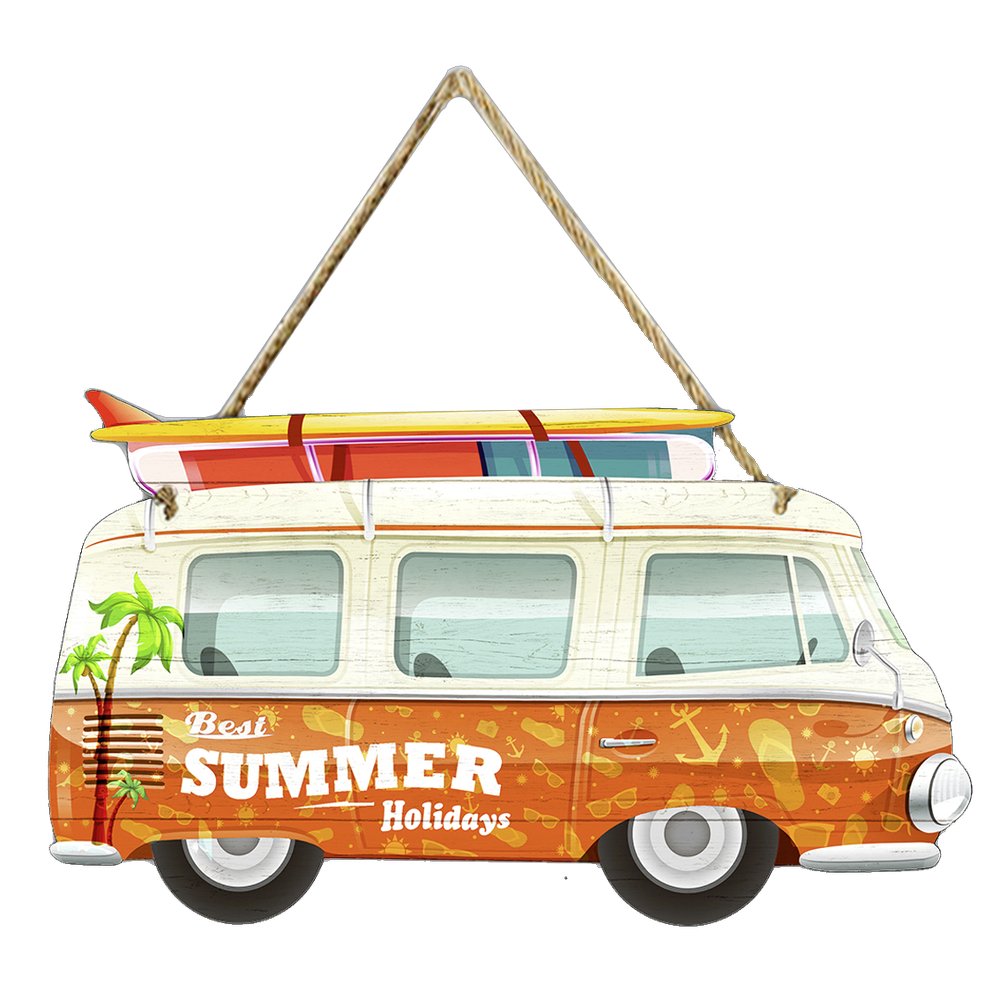 Campingbus-Hänger Summer Surf Strandbus 52 x 30,5 cm