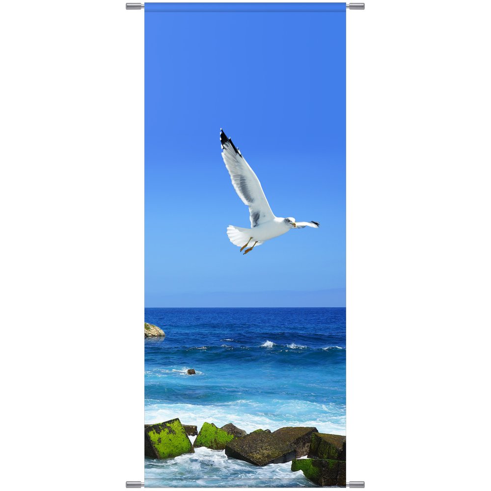 Banner Möwe, 75 x 180 cm