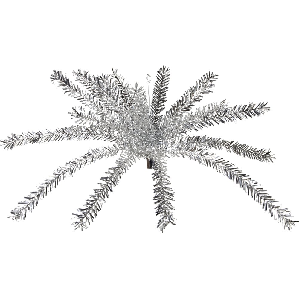 Folienfontäne Metallic silber, Ø 100 x 60 cm