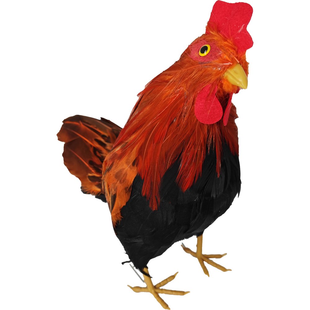 Huhn Natural bunt,H 28 cm