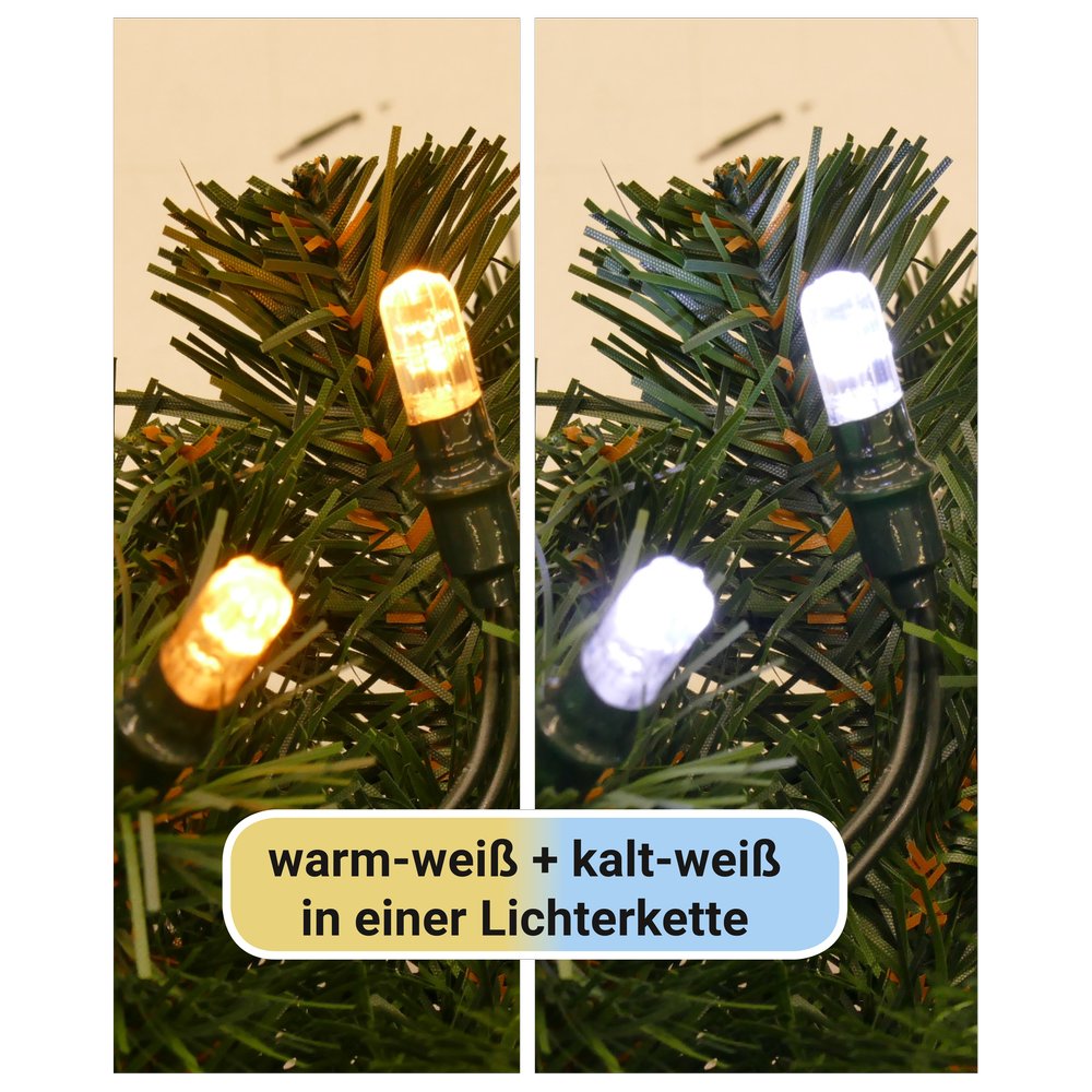 PRO String DUAL warm-weiß + kalt-weiß 31V (2 x 4 Meter)