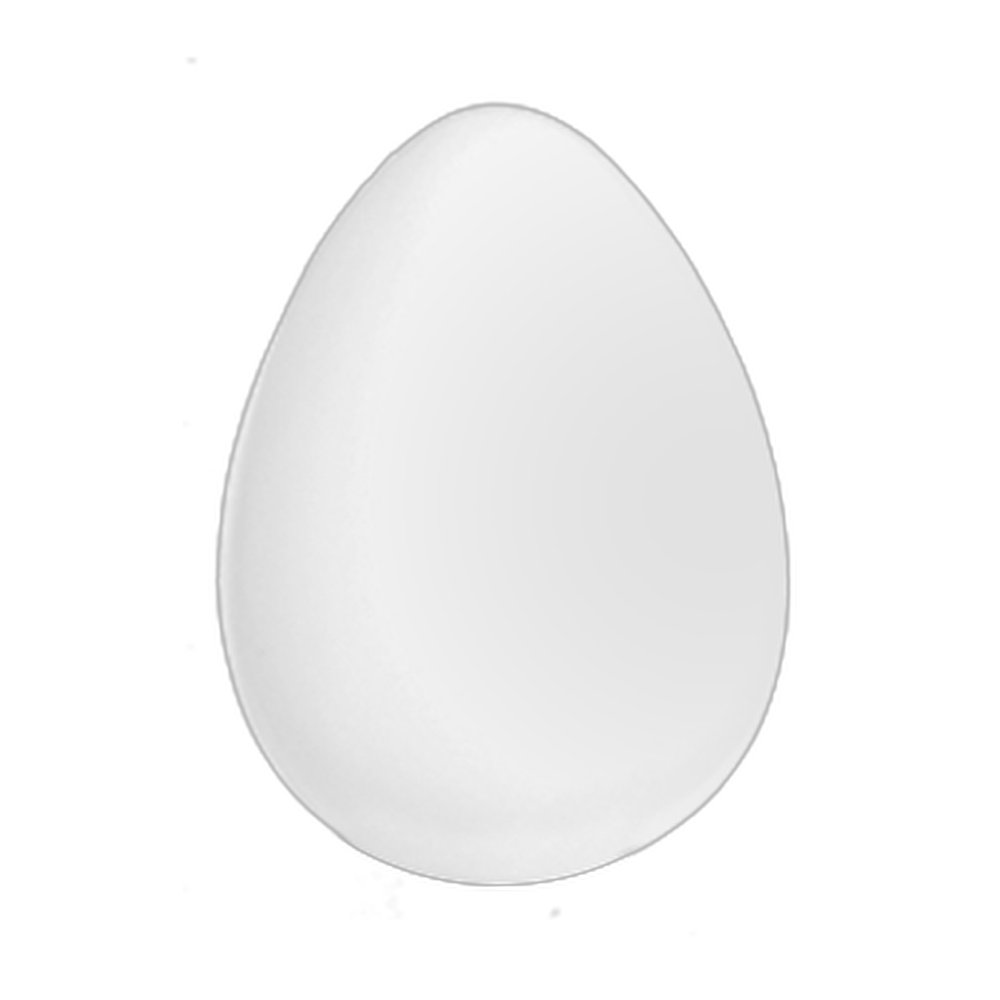 Eier aus Kunststoff 12 Stück weiß 17 cm