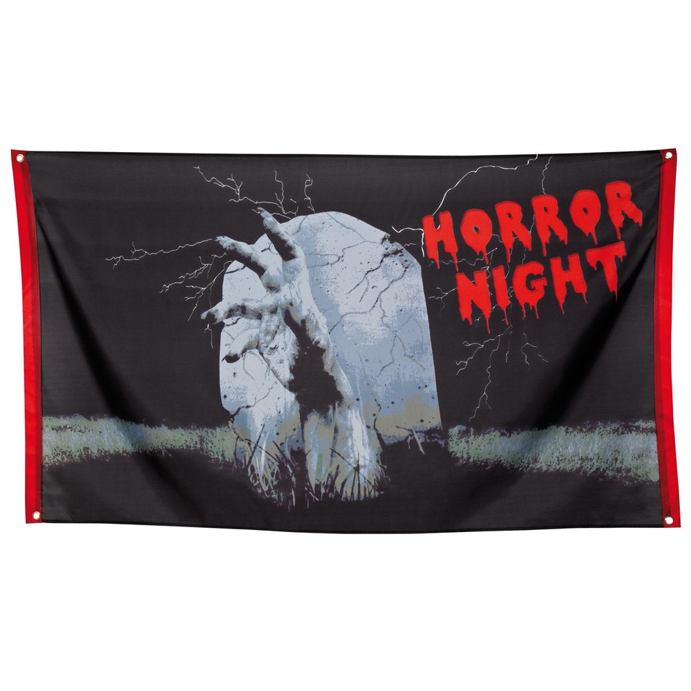 Halloween Fahne Horror Night 90 x 150 cm