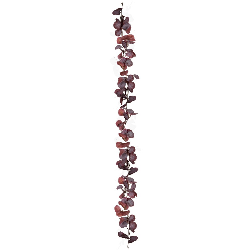 Eucalyptus Girlande burgund, 180 cm
