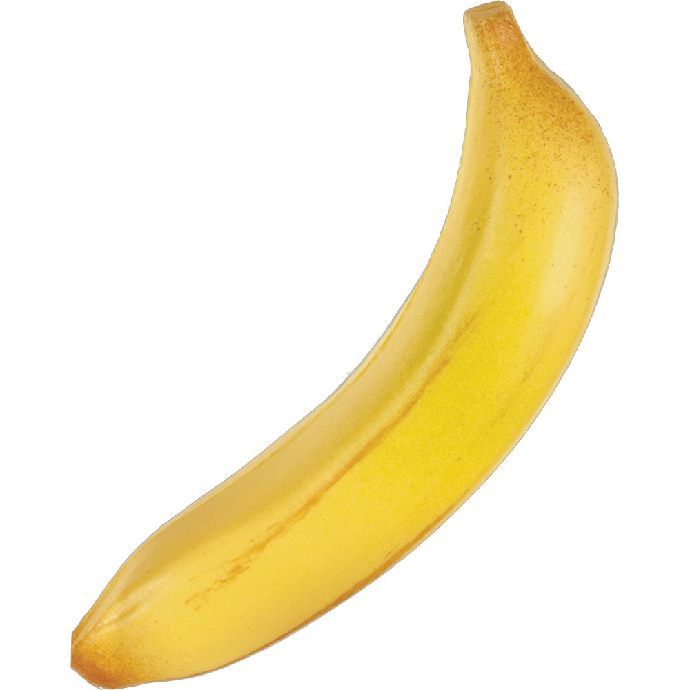 Banane Kunststoff gelb, 15 x 3,5 cm