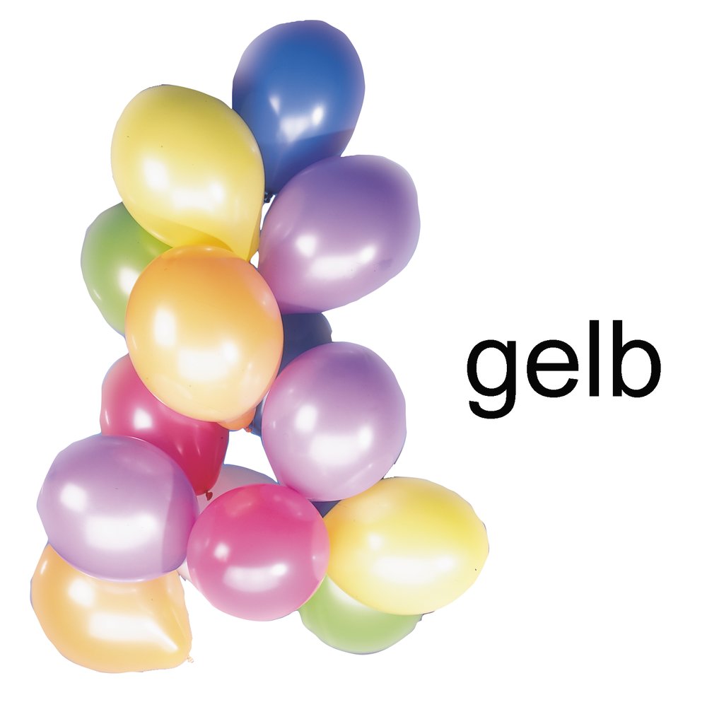 Luftballons 100 Stück gelb 90-100 cm Umfang