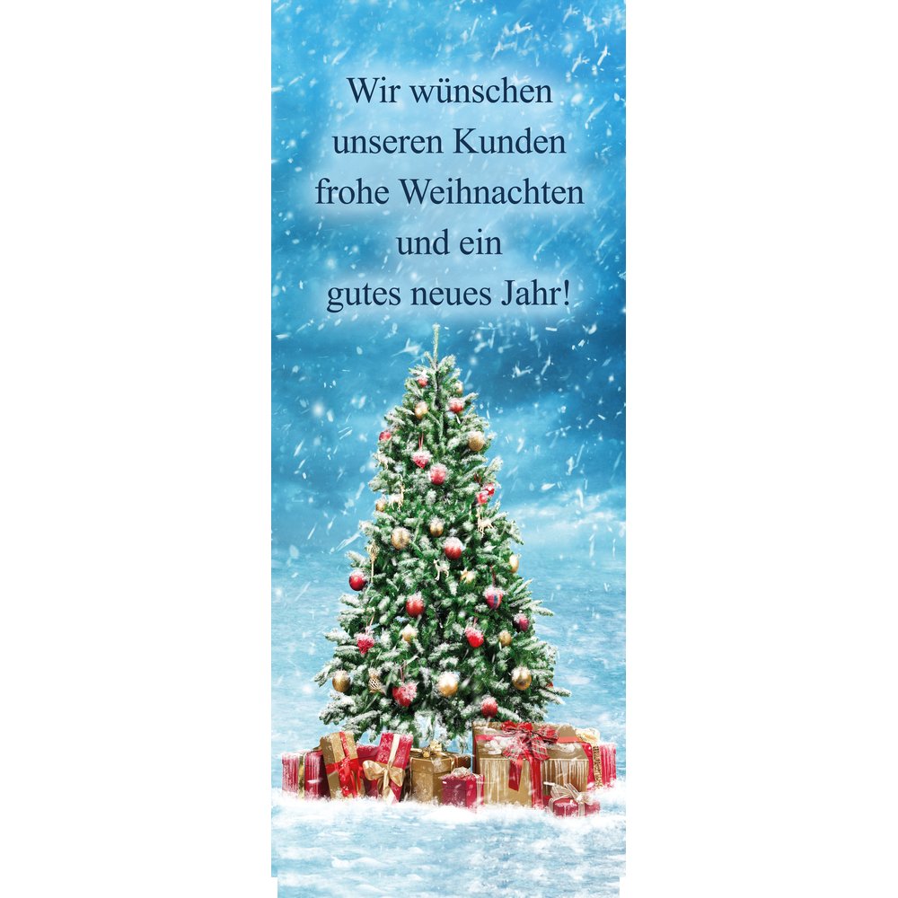 Banner Kundenwunsch, 75 x 180 cm