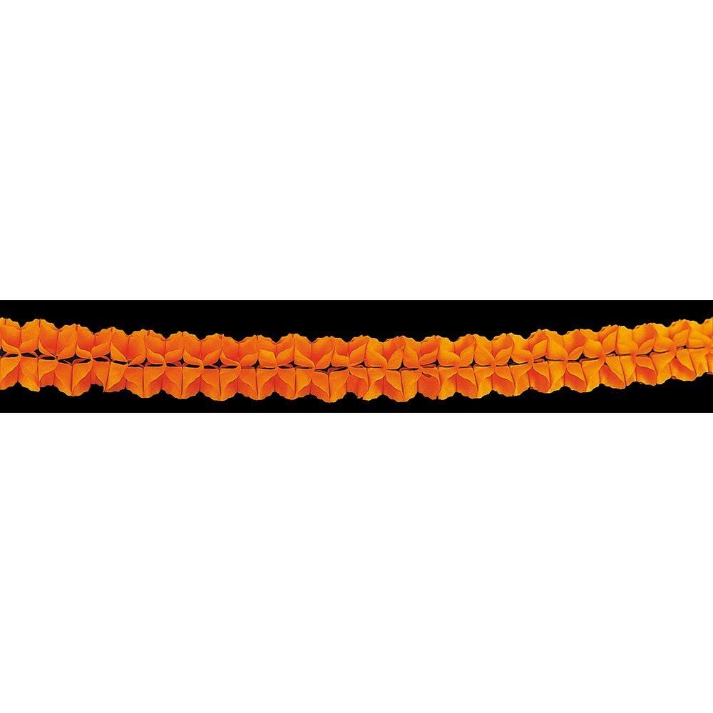 Girlande orange, Ø 15 cm, 4 m