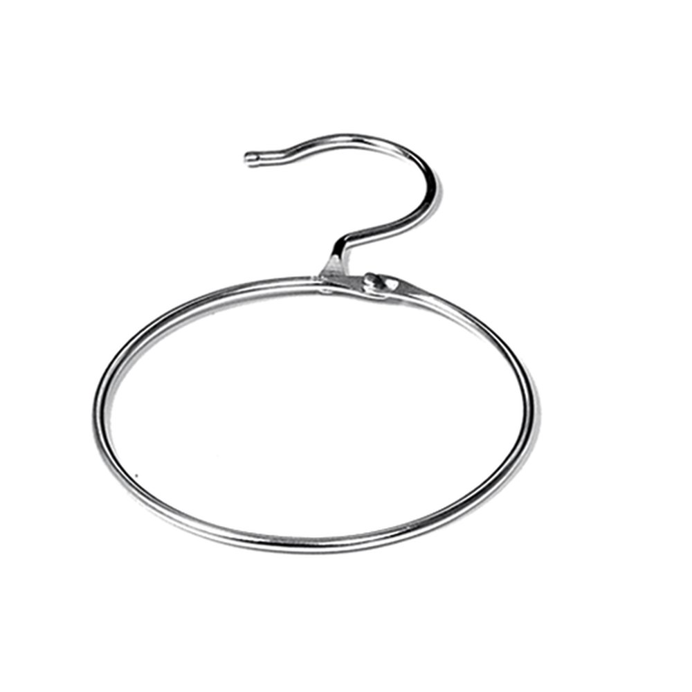 Warenring mit Haken vernickelt Ø 12 cm, 4 mm stark