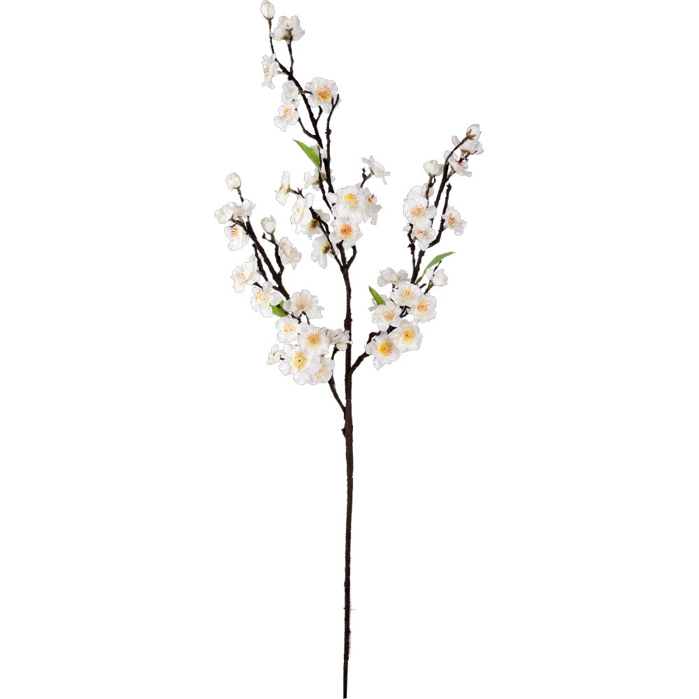 Blütenzweig Colour weiß, 95 cm