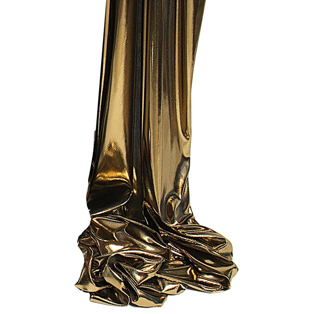 Stoff Avenue gold-hochglanz, 150 cm breit